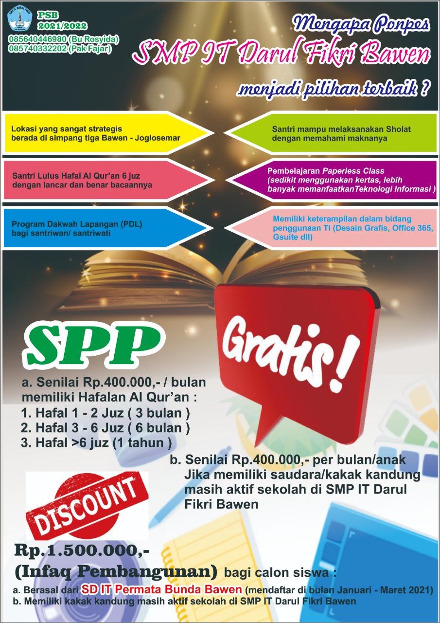 POKEMON (POKOKE MONDOK) DI DARUL FIKRI BAWEN