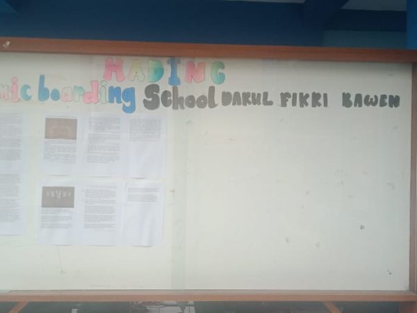 Mading Darul Fikri Sarana Sumber Informasi & Ekspresi Siswa