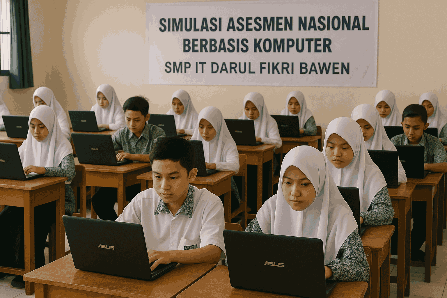 SMP IT Darul Fikri Bawen Sukses Laksanakan Simulasi ANBK Selama Dua Hari SMP IT Darul Fikri Bawen Sukses Laksanakan Simulasi ANBK Selama Dua Hari